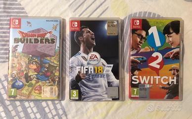 Tre giochi per Nintendo switch