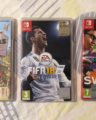 Tre giochi per Nintendo switch