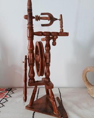 Mini arcolaio vintage in legno da restaurare