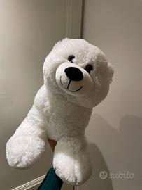 Peluche Orso Bianco Max e Sax