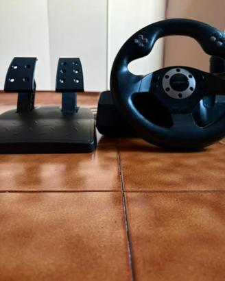 Volante e pedaliera da gaming 