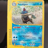 Pokemon feraligatr holo 12/165