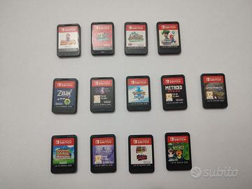 Lotto di 14 cartucce per Nintendo Switch 