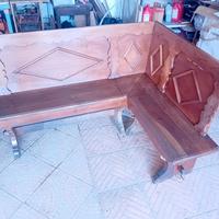 Antica cassapanca in noce 