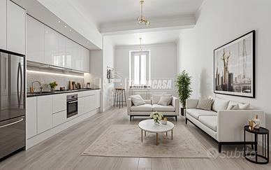 Trilocale con due bagni ristrutturato in centro