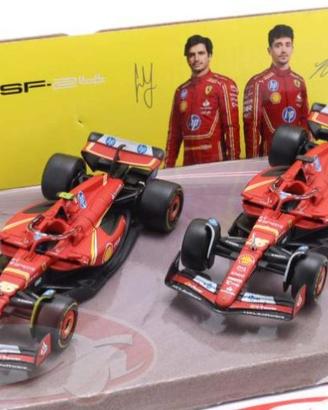 Set 2 Ferrari SF-24 - Leclerc e Sainz (1/43) Nuove