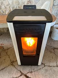 Stufa a Pellet 8 kw ad aria Ventilata PERFETTA