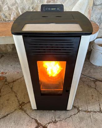 Stufa a Pellet 8 kw ad aria Ventilata PERFETTA