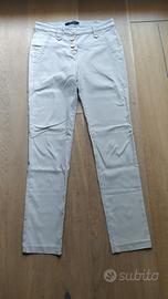 pantalone beige elastizizato