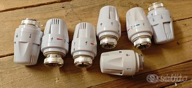 Valvola termostatica pomello per termo e radiatori