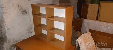Scaffale libreria in legno