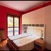 Armadio a ponte per camera da letto + 2 materassi