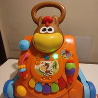 Carrellino Primi Passi Tavolino musicale 3 in 1