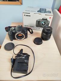Canon EOS 2000D + EF-S 18-55 Corpo NON funzionante