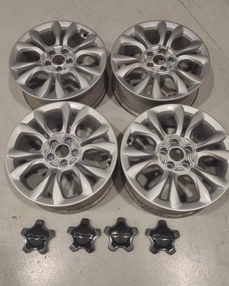 4 cerchi Fiat 500 X da 17 pollici