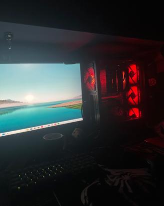 Pc gaming + monitor + set up