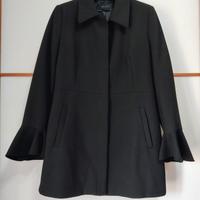 Zara cappotto nero con bottoni L