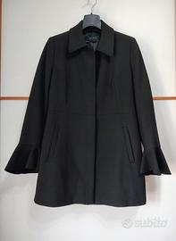 Zara cappotto nero con bottoni L