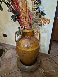 mensa laccata in terracotta 