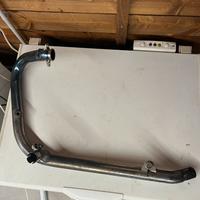 Collettore sinistro triumph thruxton EFI 2014