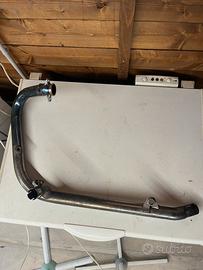 Collettore sinistro triumph thruxton EFI 2014