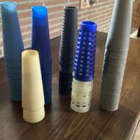 Supporti conici per rocche di lana