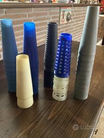 Supporti conici per rocche di lana