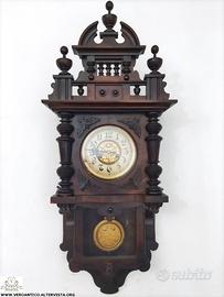 176195 Antico orologio a pendolo Gustav Becker