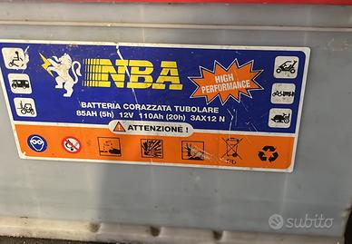 Batteria scarica lenta 110ah