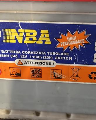 Batteria scarica lenta 110ah