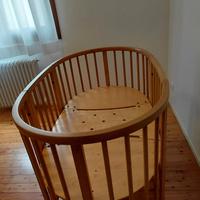  culla marchio Stokke in legno naturale con 