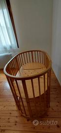  culla marchio Stokke in legno naturale con 