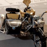 Modellino moto BMW con sidecar Polistil 