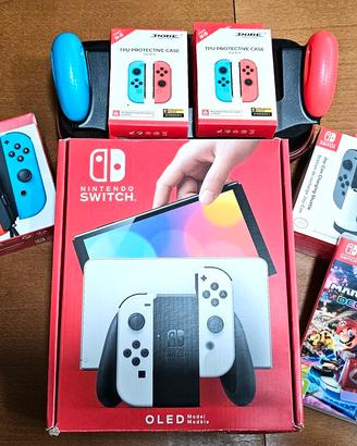 Nintendo Switch OLED, Bianca