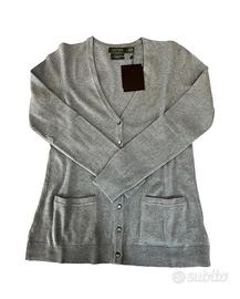 maglione Cardigan 100% puro cashmere Ralph Lauren 