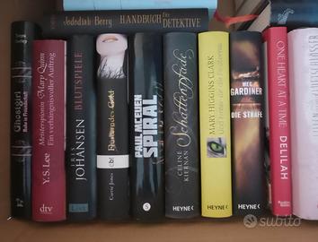 Lotto set 26 libri in tedesco, prezzo complessivo