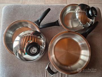set padelle arcobaleno amc