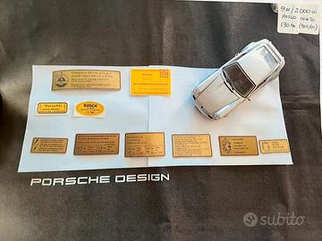 Kit decals scritte vano motore Porsche 911