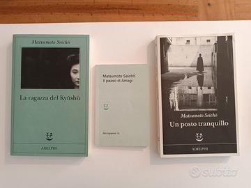 Tre libri di Matsumoto Seichō (vedi foto)