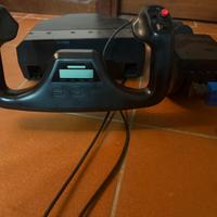 Logitech Flight Yoke System + Throttle Quadrant