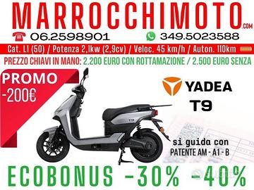 Scooter elettrici YADEA Ecobonus -30% -40%