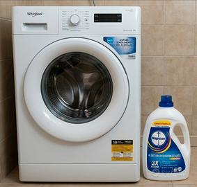 Whirpool lavatrice vapore  8kg + detersivo