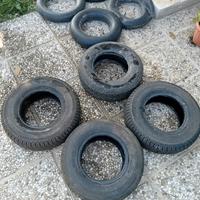 Gomme 150/10 e 155/70/10 più camere d'aria 