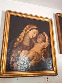 Madonna con Bambino in Cornice Dorata
