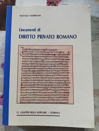 Lineamenti di diritto privato Romano