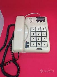 Telefono fisso sip Yuppie brondi design, anni '80