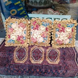 cuscini in di tre n piccolo punto 