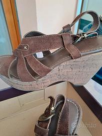 sandali in pelle Frau