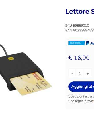 lettore smart card nuovo