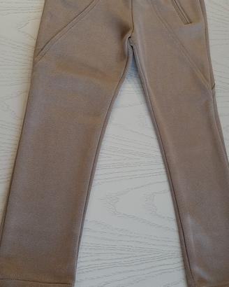 leggins Mayoral 4 anni cammello con brillantini 